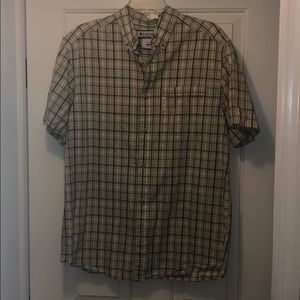 Columbia size S short sleeve plaid button down
